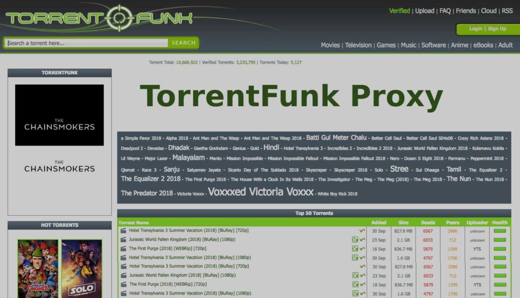 TorrentFunk Proxy
