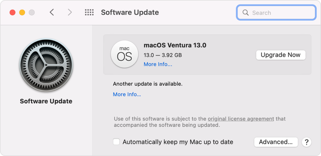 Install MacOS Updates